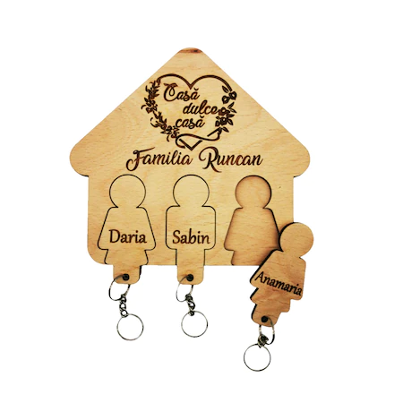 set breloc chei personalizat