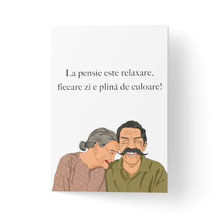 felicitare pensionar
