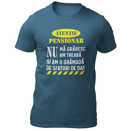 tricou personalizat pensionare